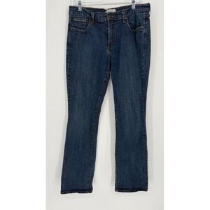 Levis 515 Boot Cut Jeans Womens 12L Dark Wash Denim Stretch Mid Rise 33x32
